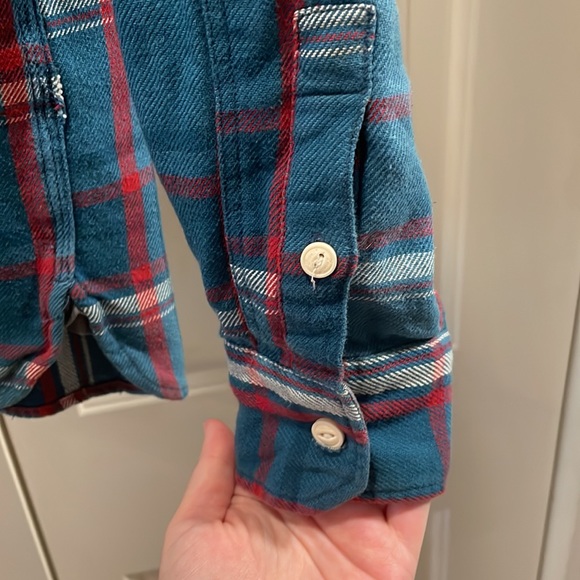 Levi’s Blue & Red Plaid Button Down - Picture 5 of 6